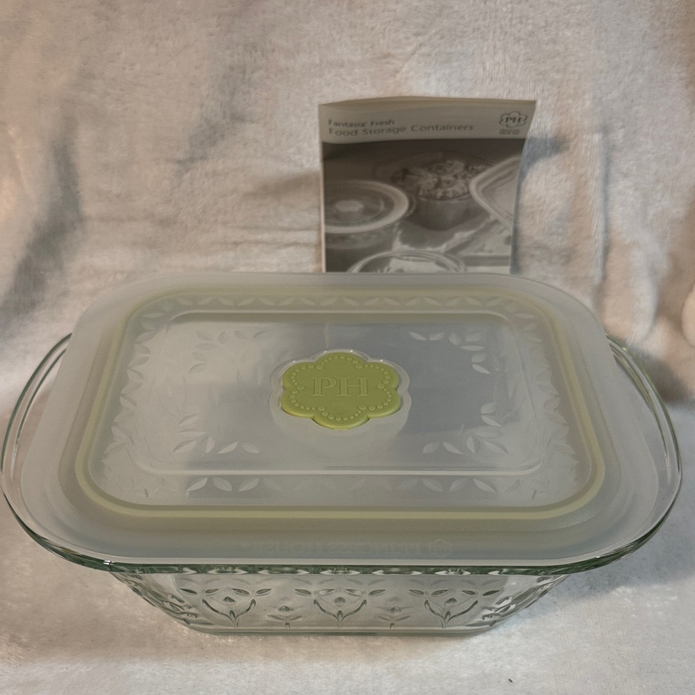 Princess House Brand New Glass Container with Lid